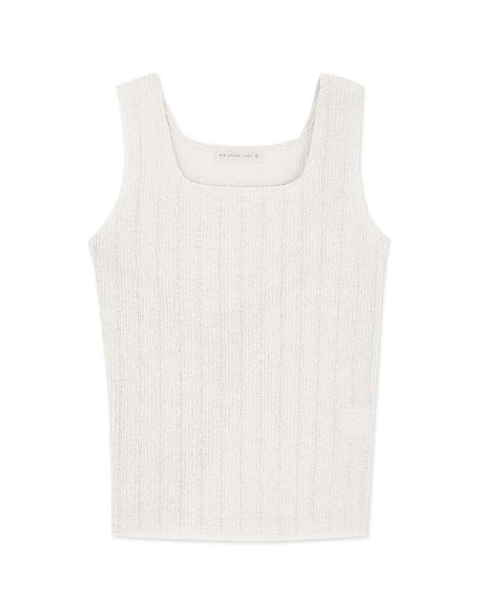 Minimal Textured Tank Top