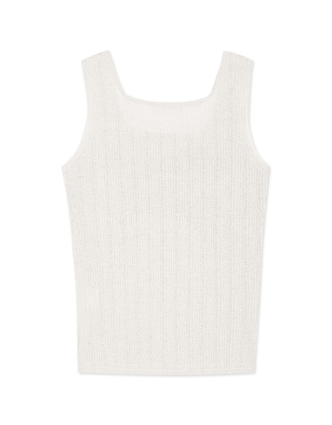 Minimal Textured Tank Top