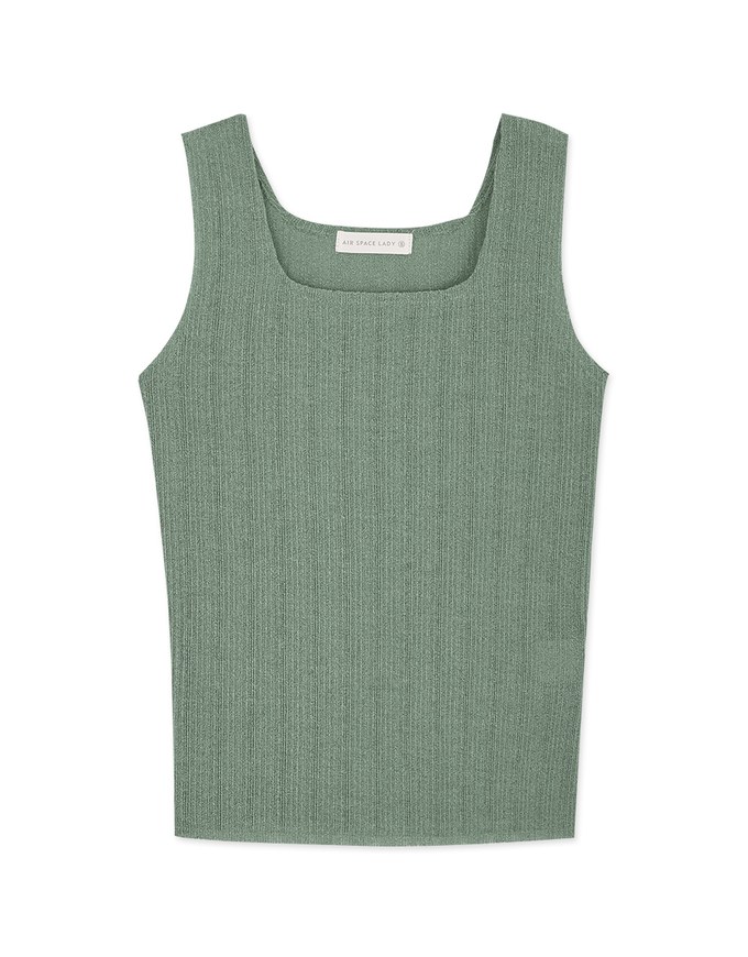 Minimal Textured Tank Top