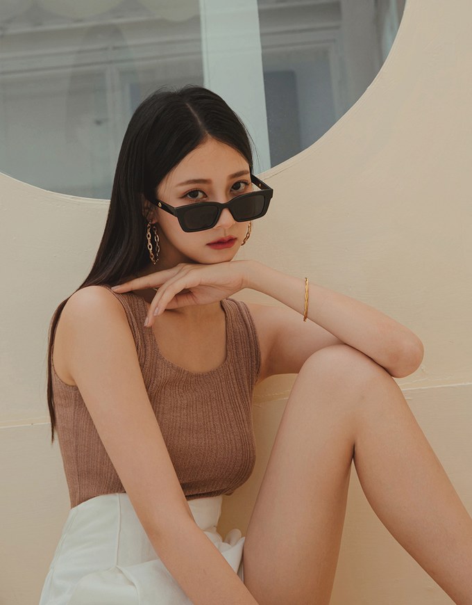 Minimal Textured Tank Top