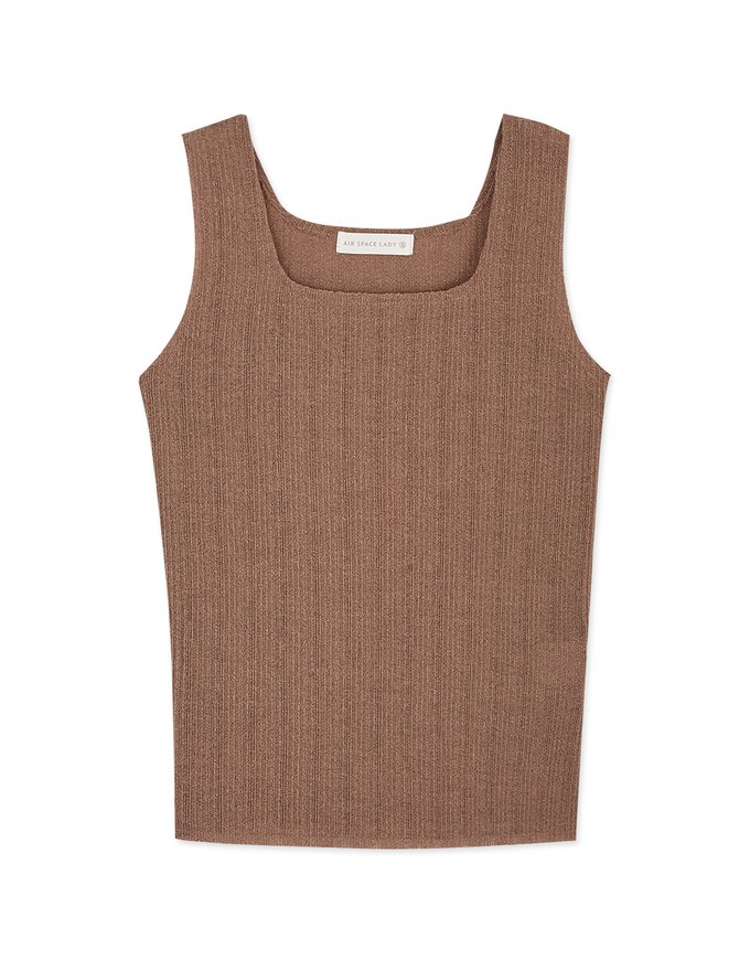 Minimal Textured Tank Top
