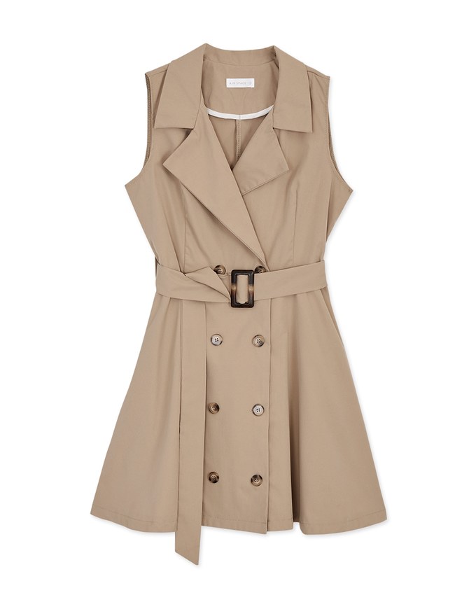 Lapel Dress (With Belt)