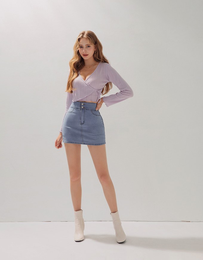 No Filter Shape-Up Slimming Denim Jeans Skorts 2.0 (With Butt Padding)