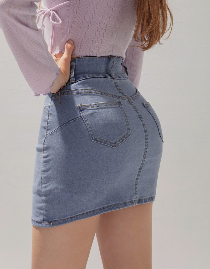 No Filter Shape-Up Slimming Denim Jeans Skorts 2.0 (With Butt Padding)
