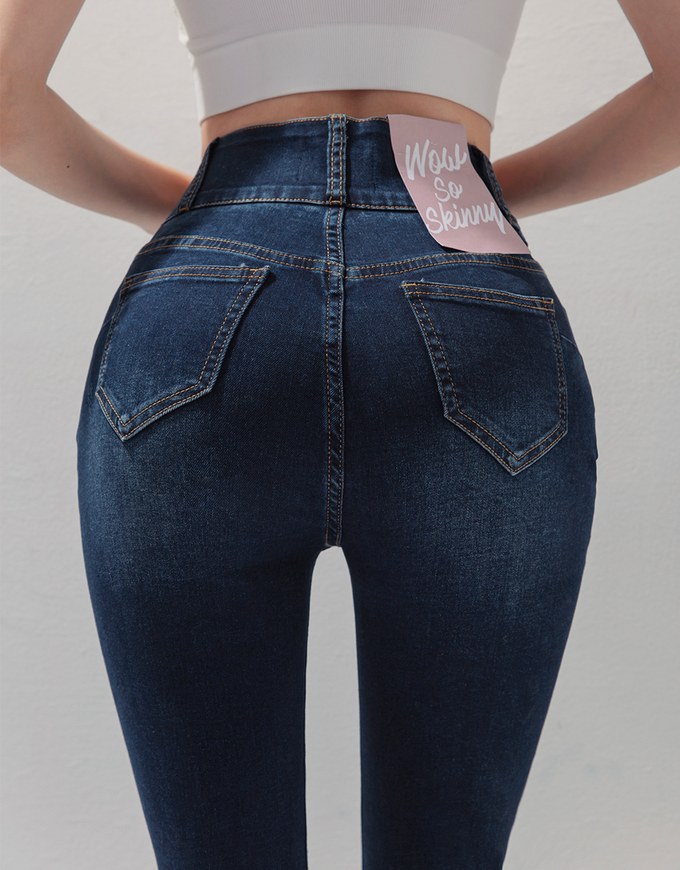 Regular Height- No Filter Shape-Up Slimming Skinny-Fit Denim Jeans Pants 2.0 (With Butt Padding)