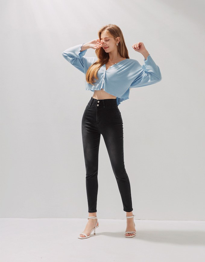 Tall Girl- No Filter Shape-Up Slimming Skinny-Fit Denim Jeans Pants 2.0 (With Butt Padding)