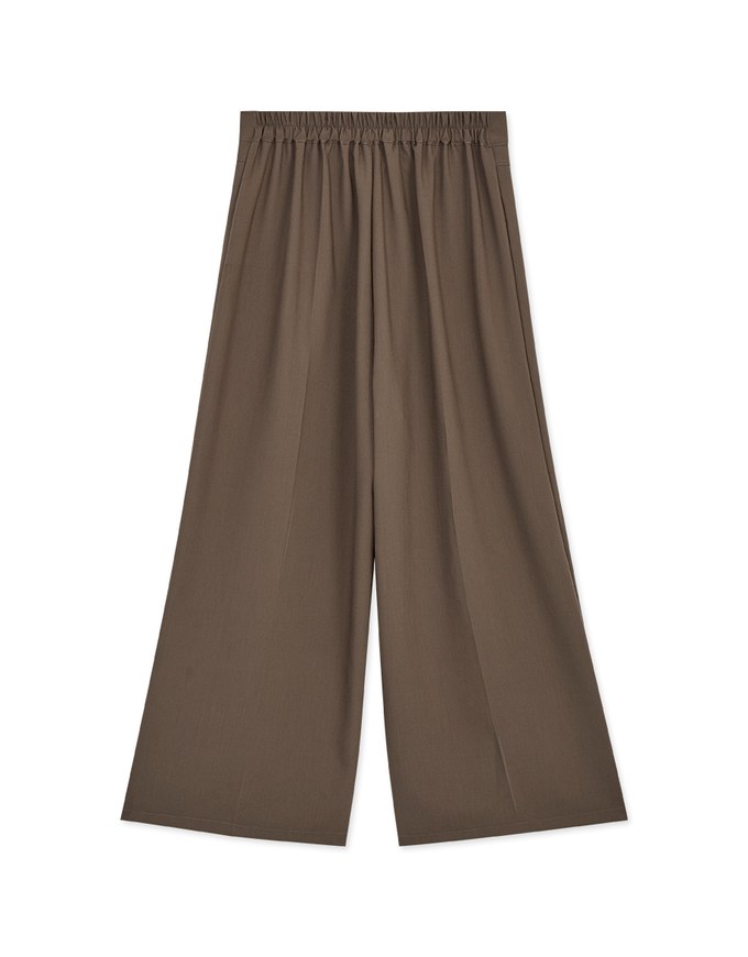 Minimal Chic Pleated Loose Suit Flare Pants