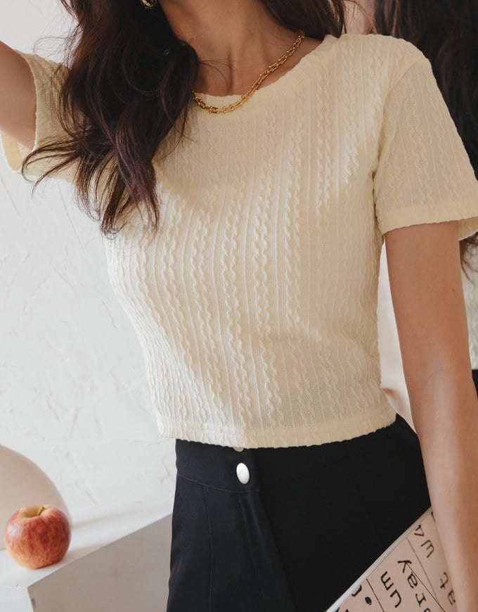 Beyond Basic Twisted Crop Top