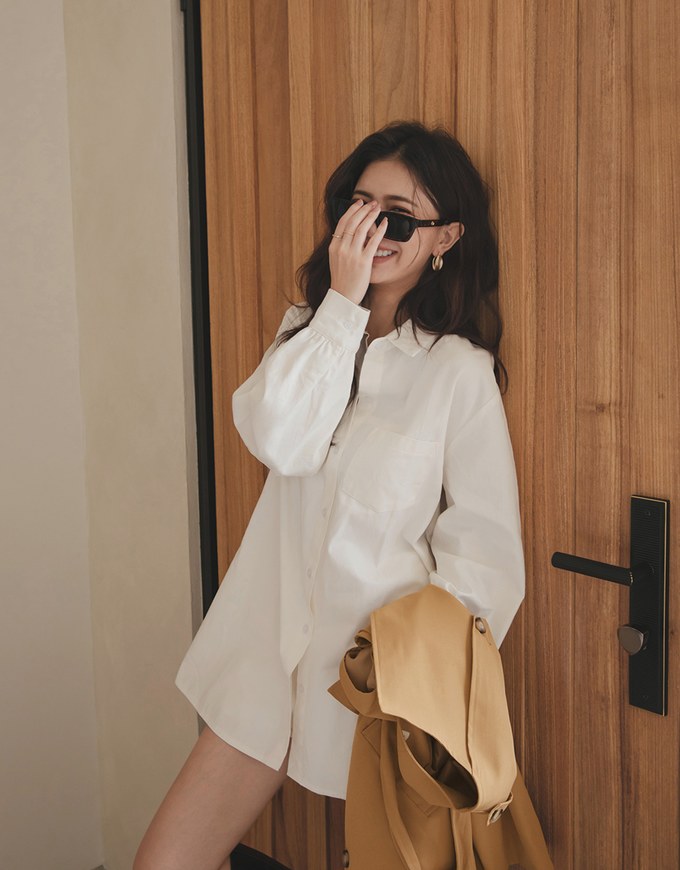 Minimal Simplicity Long Blouse Shirt