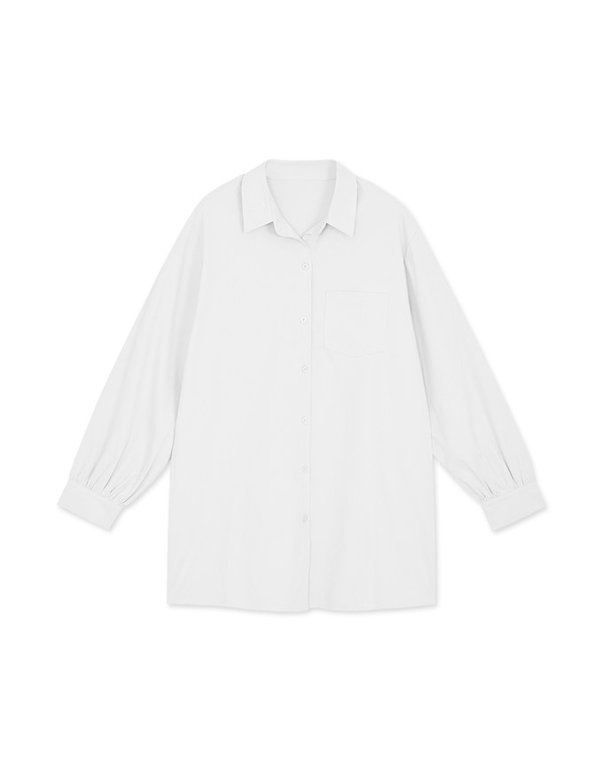 Minimal Simplicity Long Blouse Shirt