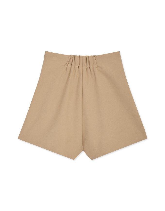 360° High Waisted Pleated Suit Short