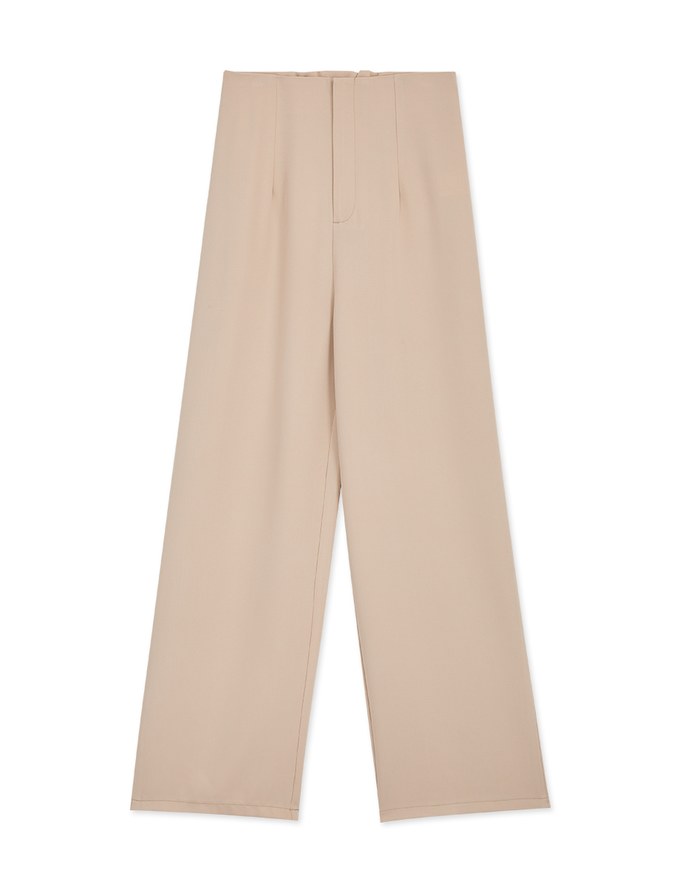 360° High Waisted Pleated Suit Straight-Leg Pants