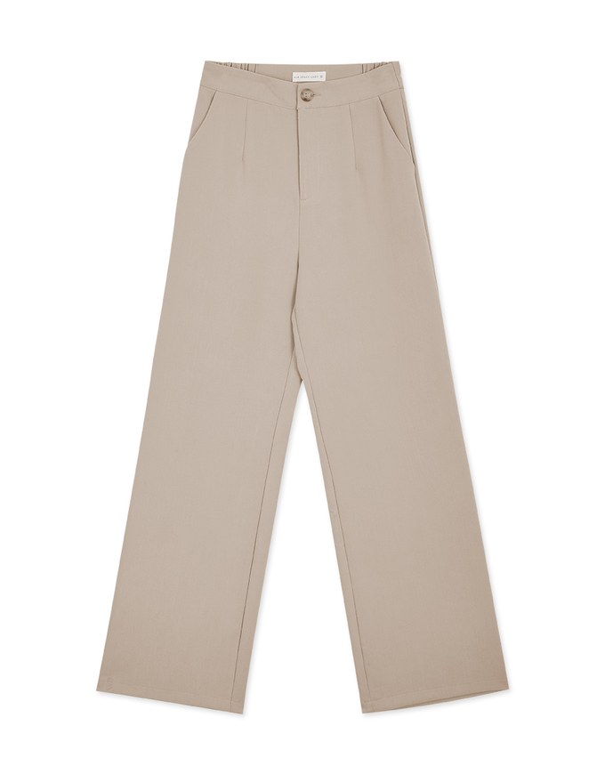 Sleek CEO Slimming Boot-Cut Suit Straight Pants