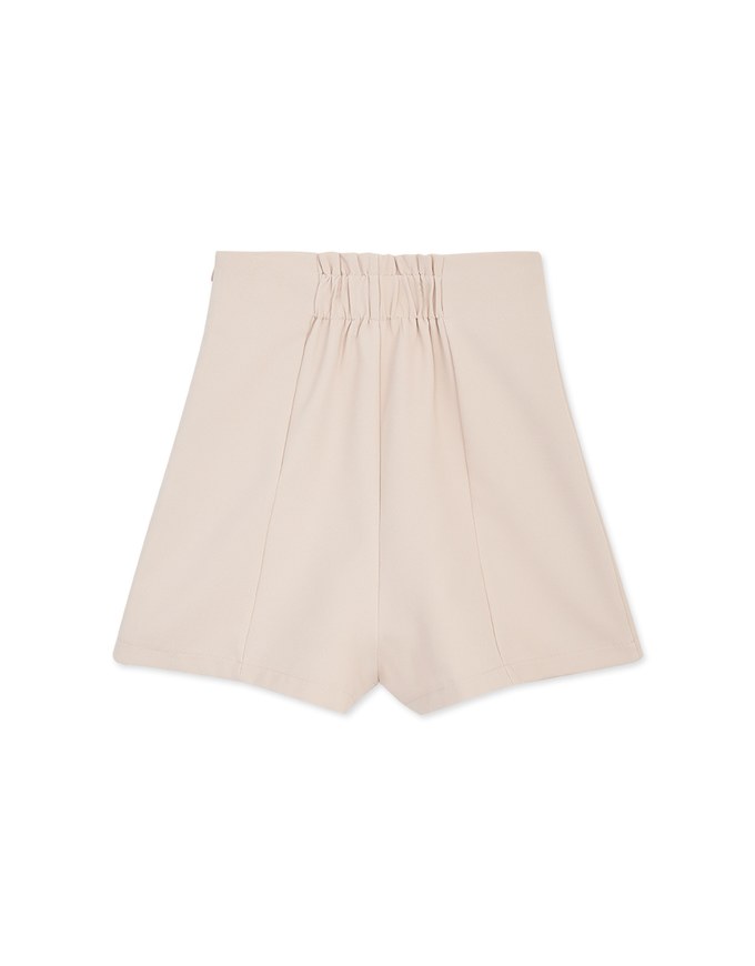 Edgy Chic Asymmetrical Side-Button Skorts