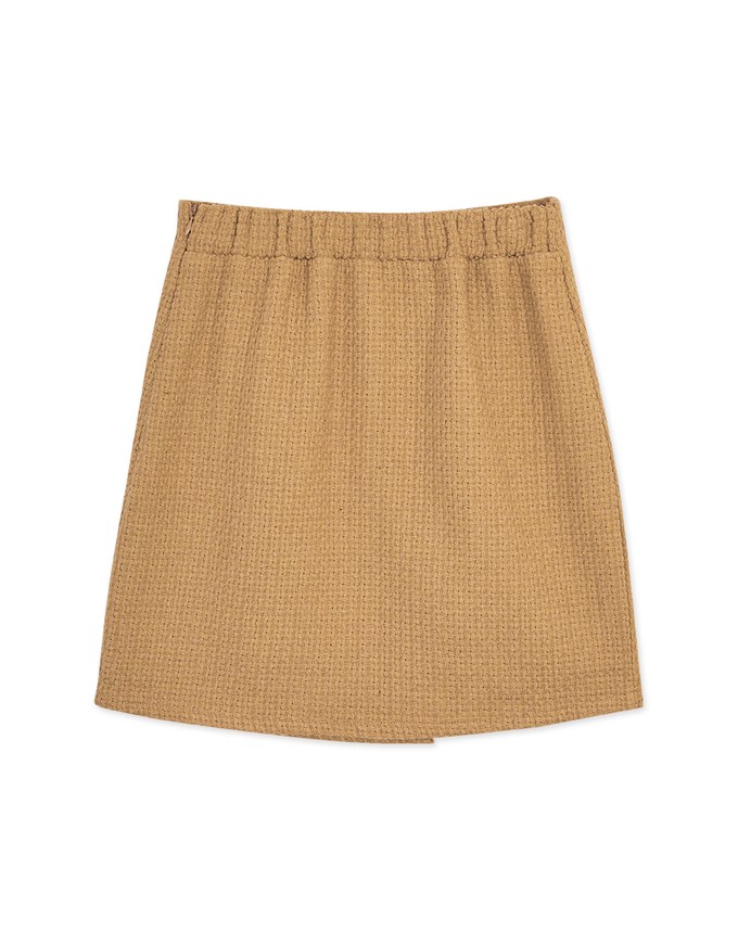 Casual Cooling Asymmetrical Woven A-Line Skirt