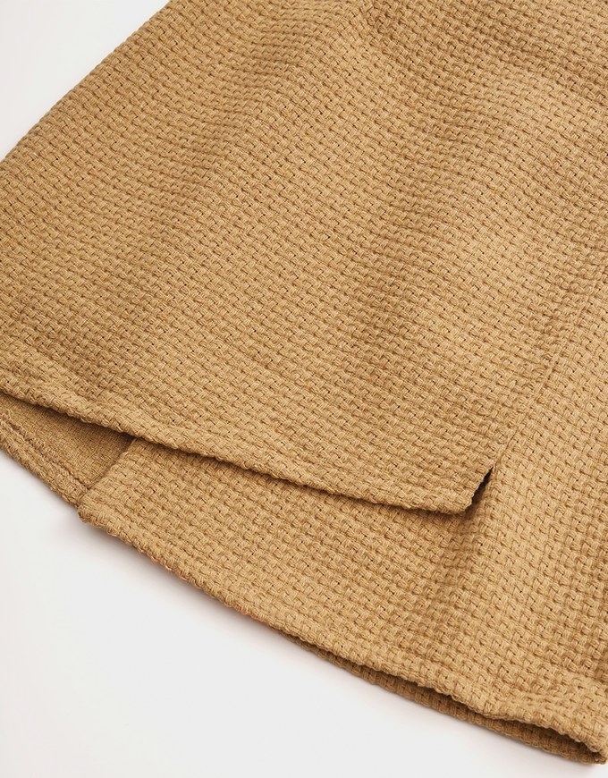 Casual Cooling Asymmetrical Woven A-Line Skirt