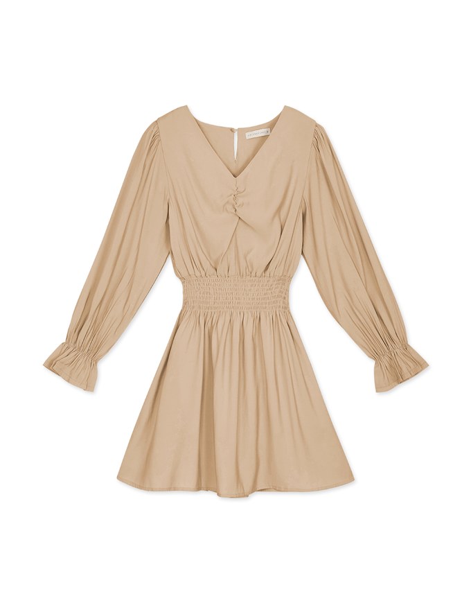 Sweet Sultry Front-Ruched Mini Dress