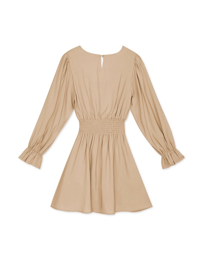 Sweet Sultry Front-Ruched Mini Dress
