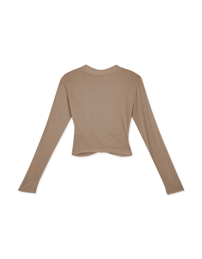 Minimalist Staple 2Way Crossover Crop Top