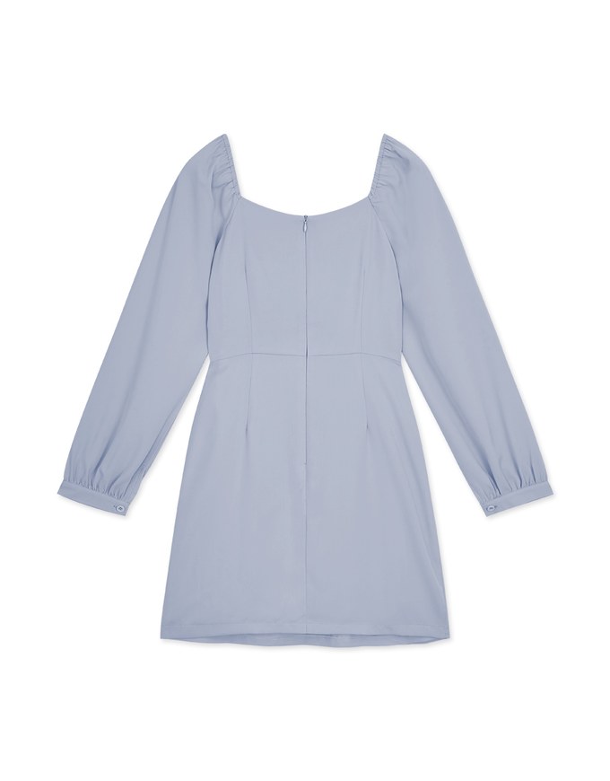 Soigné Sweetheart Side-Knot Mini Dress