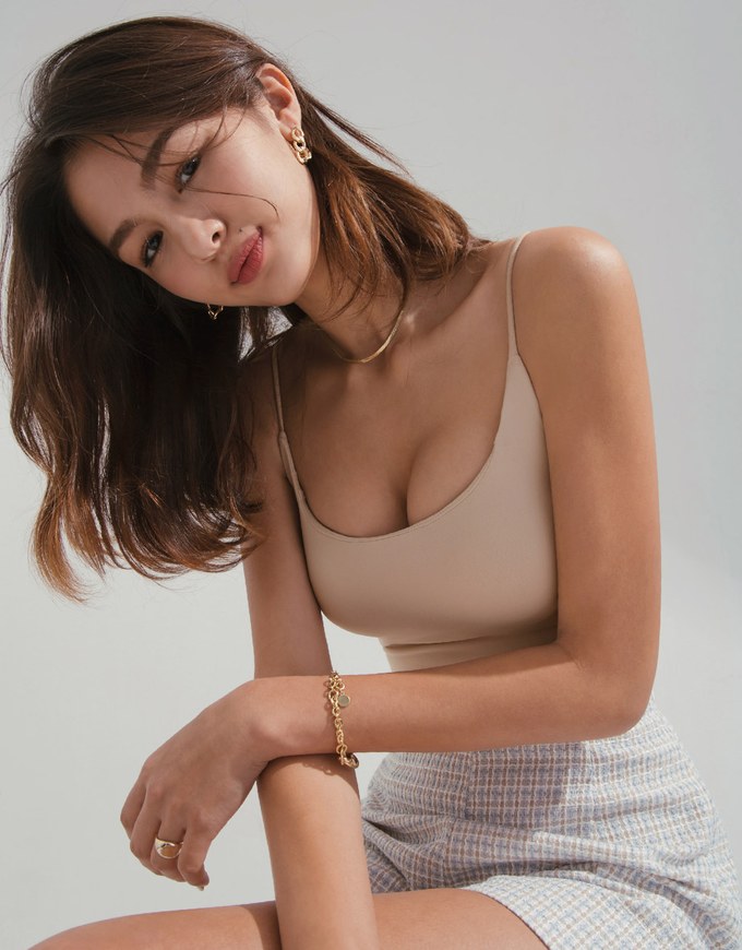 【Air 2.0】Basic Minimalistic Air Comfy Thin Strap Bra Top