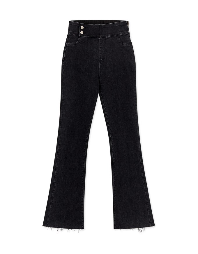 Regular Height- No Filter Snatched Waist Shape-Up Slimming Skinny-Fit Denim Jeans Boot Cut Pants 3.0