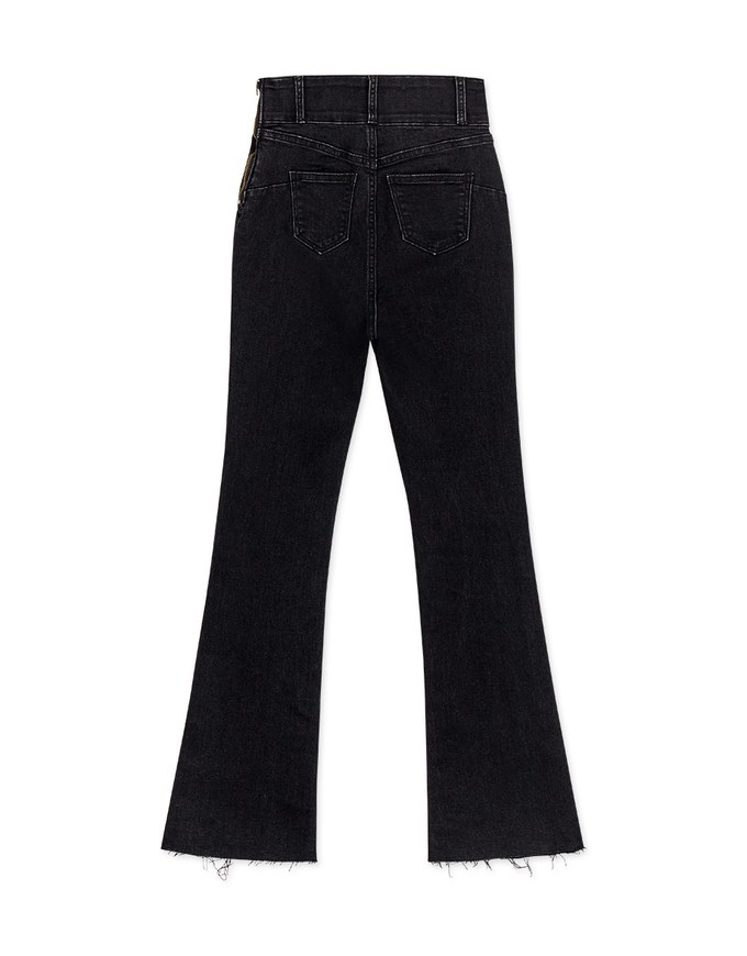 Regular Height- No Filter Snatched Waist Shape-Up Slimming Skinny-Fit Denim Jeans Boot Cut Pants 3.0