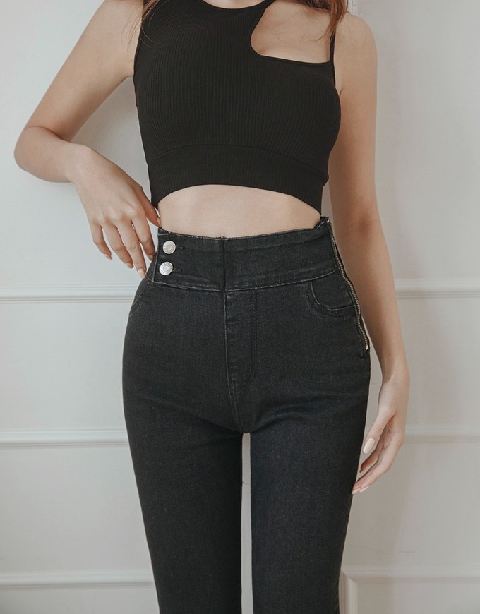 Regular Height- No Filter Snatched Waist Shape-Up Slimming Skinny-Fit Denim Jeans Boot Cut Pants 3.0