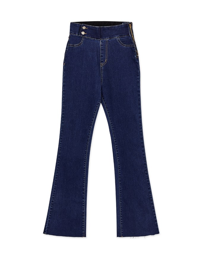 Regular Height- No Filter Snatched Waist Shape-Up Slimming Skinny-Fit Denim Jeans Boot Cut Pants 3.0