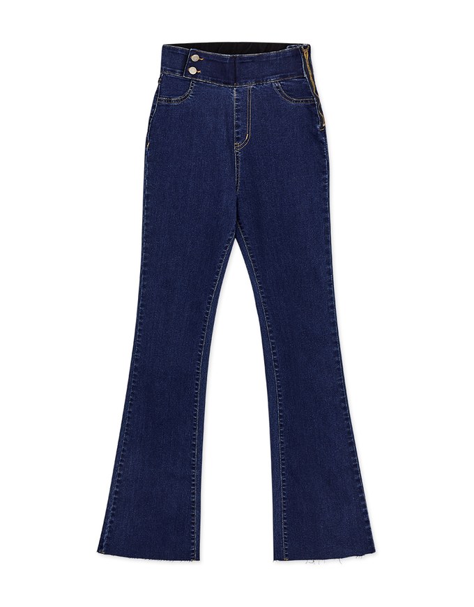 Petite Girl- No Filter Snatched Waist Shape-Up Slimming Skinny-Fit Denim Jeans Boot Cut Pants 3.0