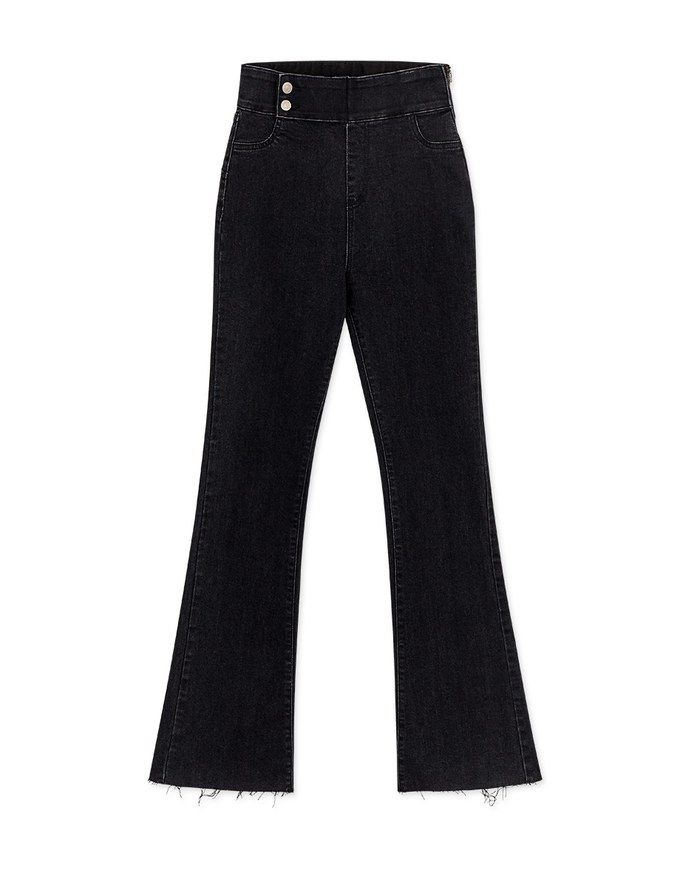 Petite Girl- No Filter Snatched Waist Shape-Up Slimming Skinny-Fit Denim Jeans Boot Cut Pants 3.0