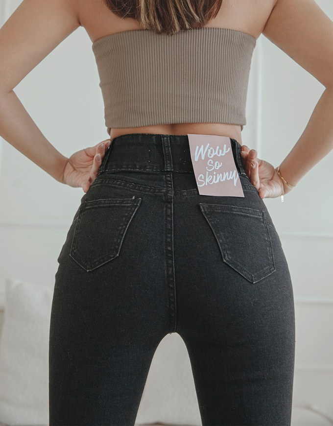 Petite Girl- No Filter Snatched Waist Shape-Up Slimming Skinny-Fit Denim Jeans Boot Cut Pants 3.0