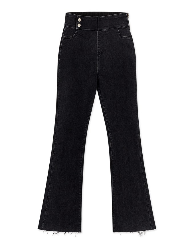 Tall Girl- No Filter Snatched Waist Shape-Up Slimming Skinny-Fit Denim Jeans Boot Cut Pants 3.0