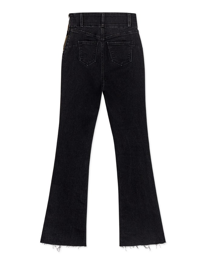 Tall Girl- No Filter Snatched Waist Shape-Up Slimming Skinny-Fit Denim Jeans Boot Cut Pants 3.0