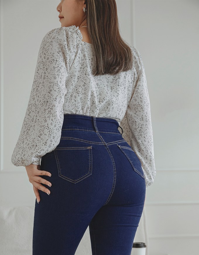 No Filter Snatched Waist Shape-Up Slimming Skinny-Fit Denim Jeans Boot Cut Pants 3.0