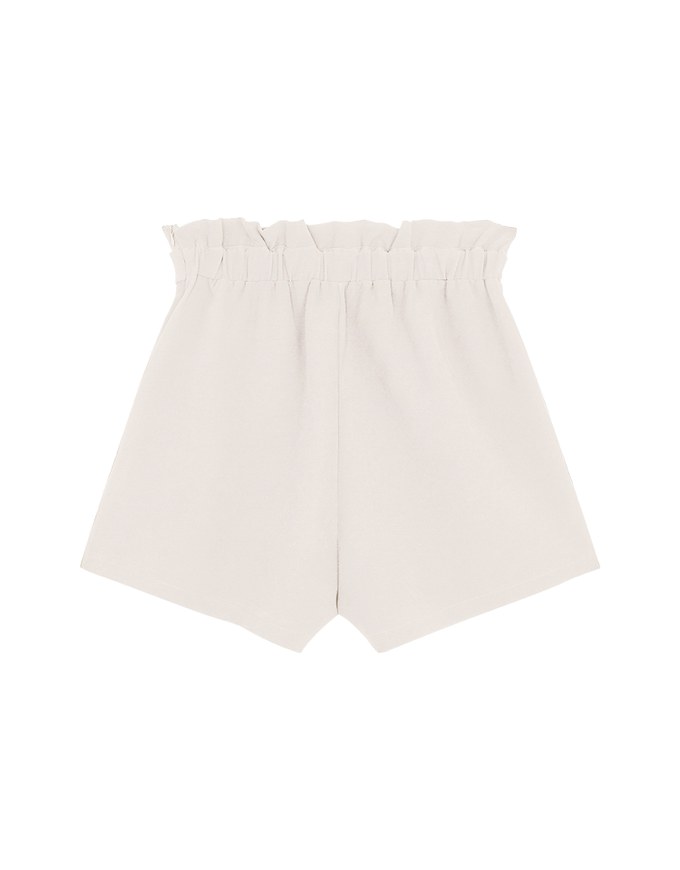 Elevated Detailing High Waisted Suit Shorts