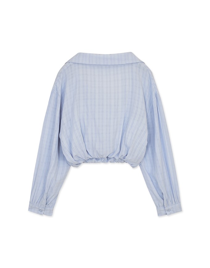 Modern Chic Transparent Sheer Fake Two-piece Blouse Shirt