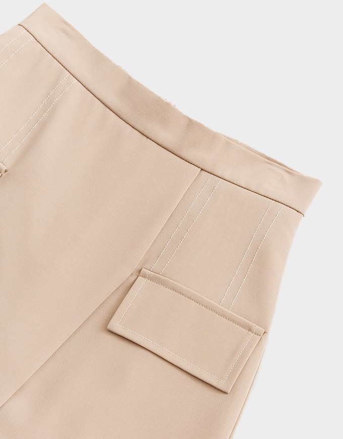 Bias Cut Finest A Line Mini Skirt