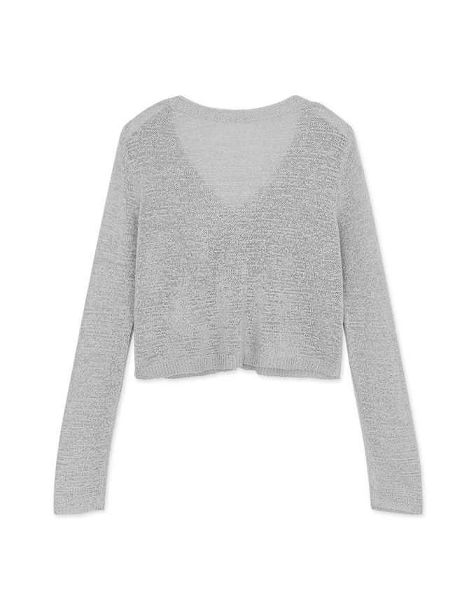 Light Buttoned Knit Top