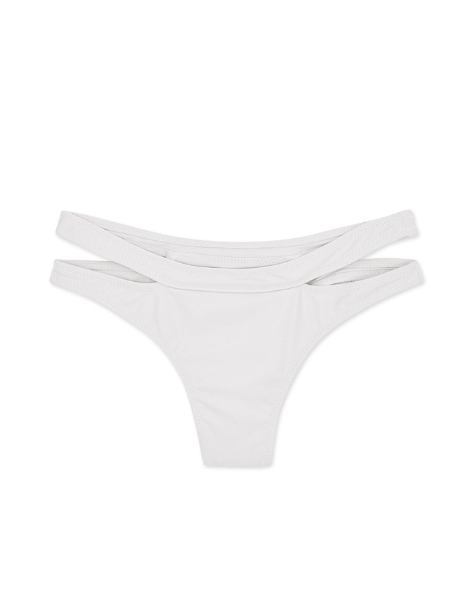Double Strap Cut-Out Bikini Bottom