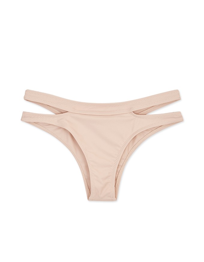 Double Strap Cut-Out Bikini Bottom
