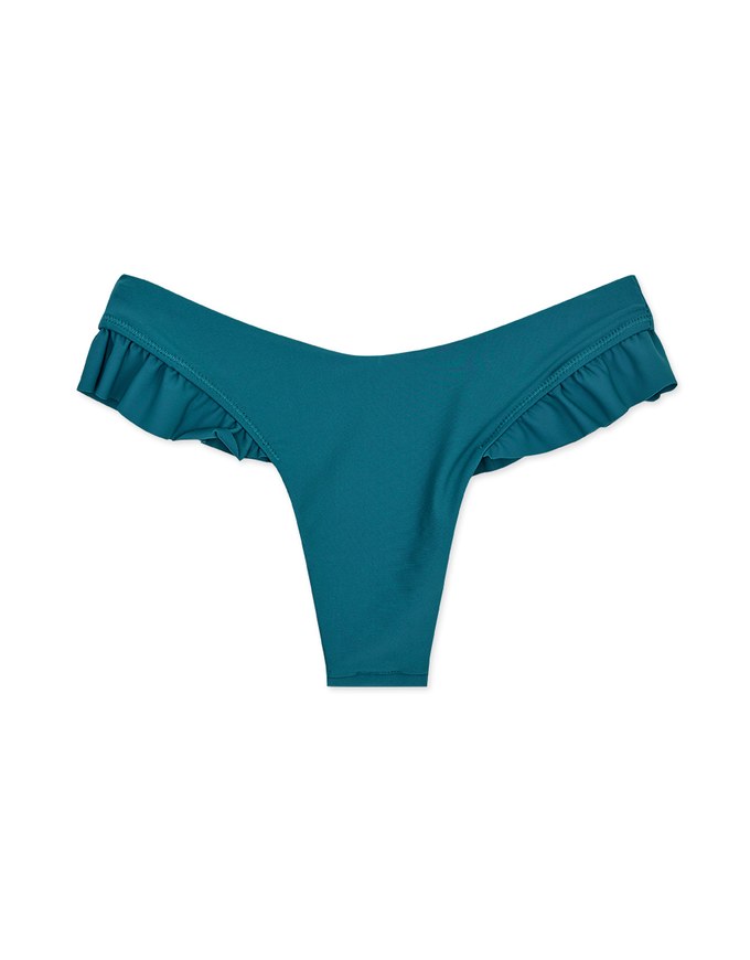 2WAY Printed Ruffled Bikini Bottom
