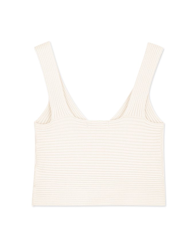 Refined Knit Tank Bra Top