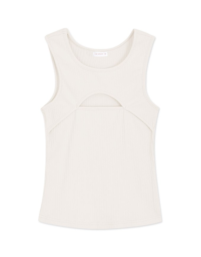 Cut Out Sleeveless Tank Top
