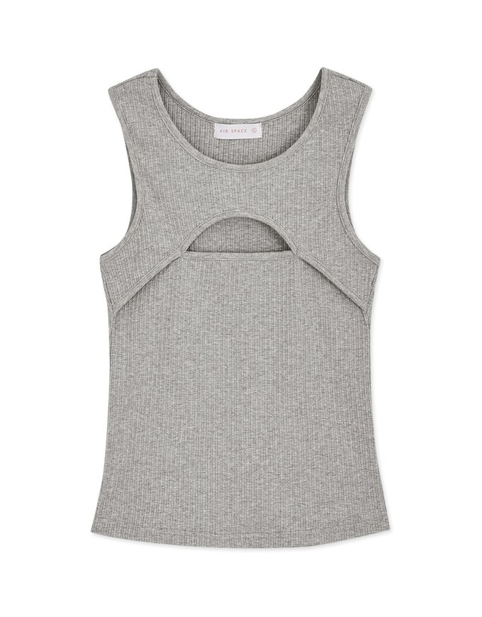 Cut Out Sleeveless Tank Top
