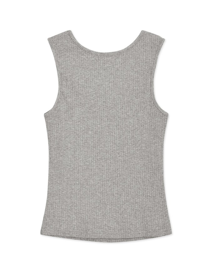 Cut Out Sleeveless Tank Top