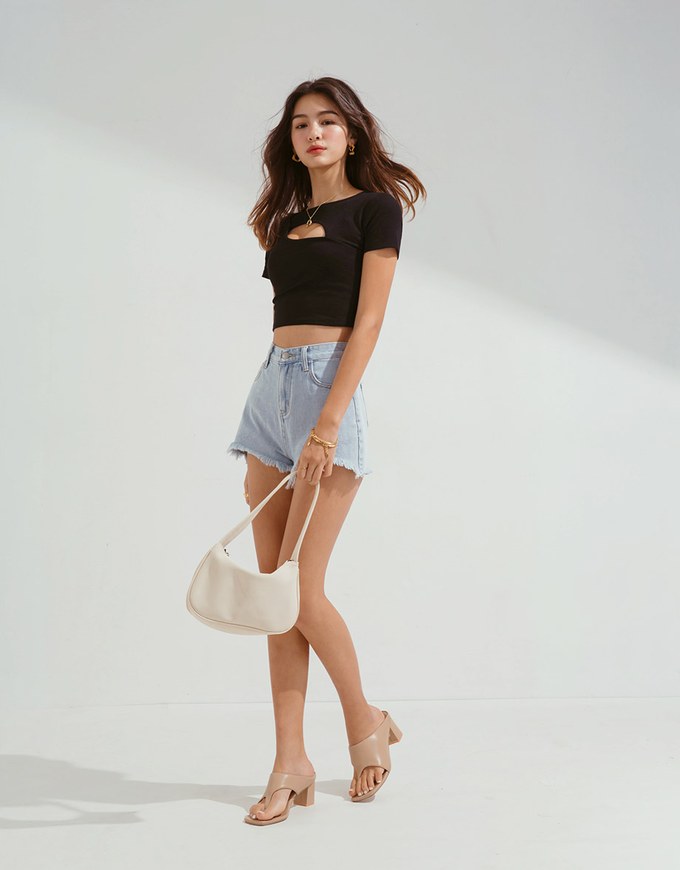 Hollow Design Crop Top