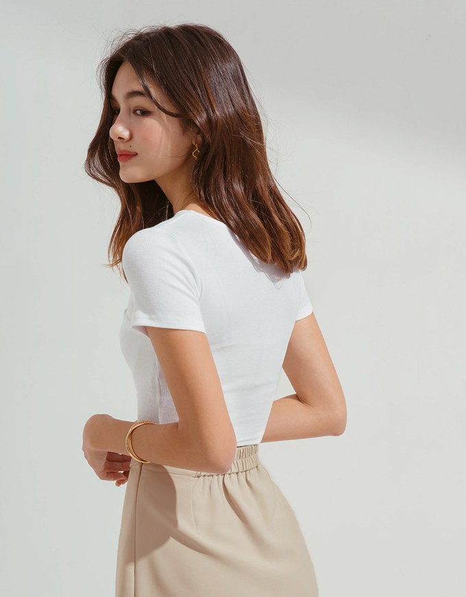 Hollow Design Crop Top