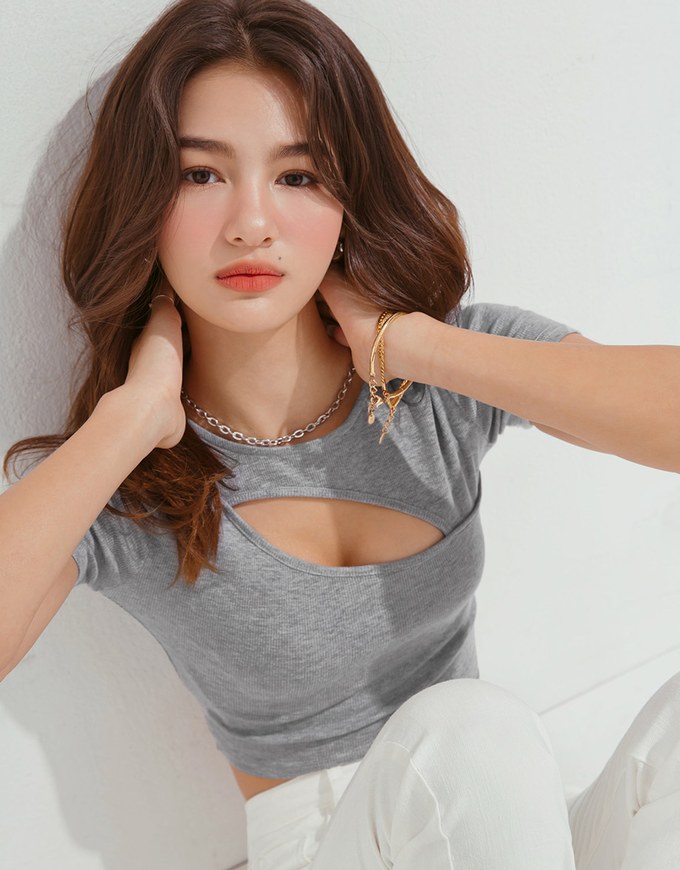 Hollow Design Crop Top