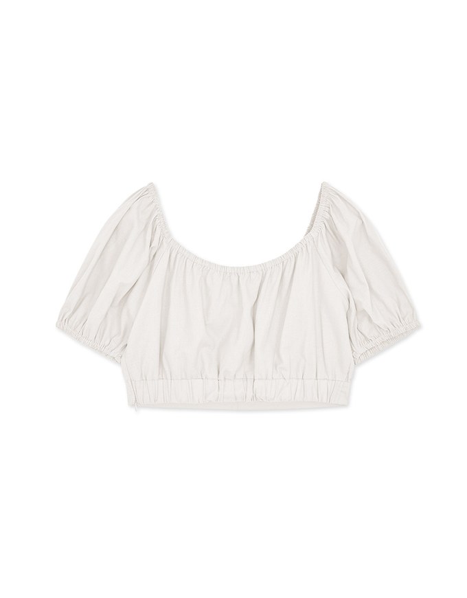 2Way Twist Knot Cotton Linen Crop Top